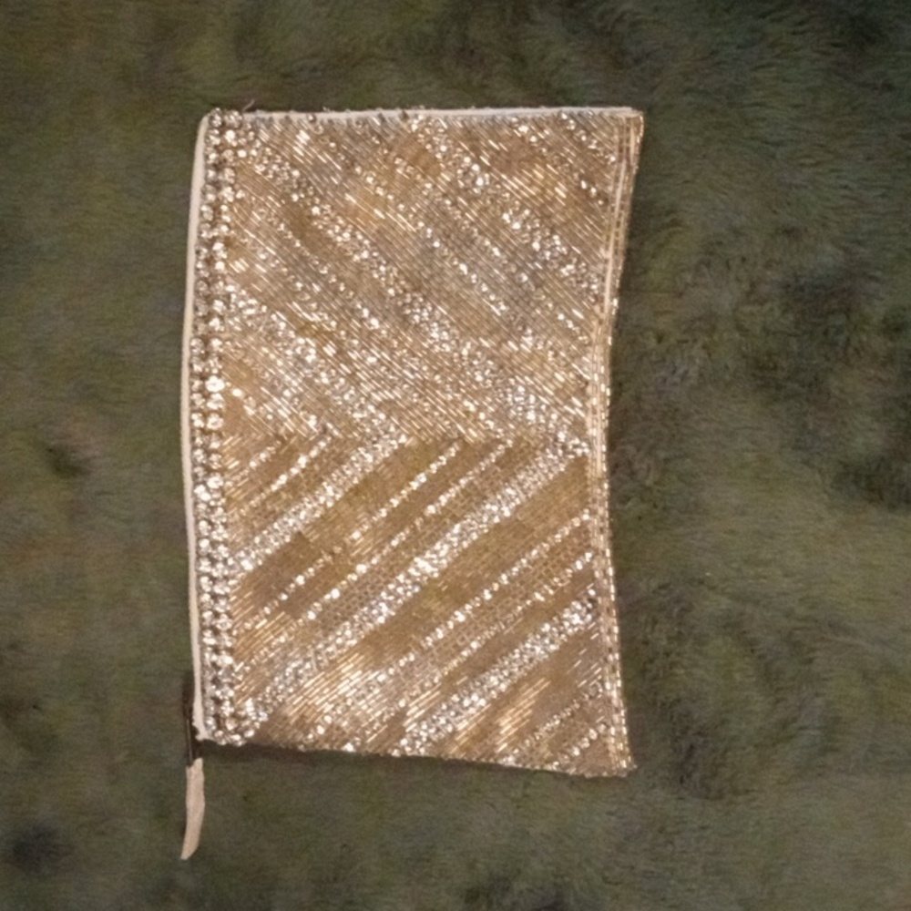 Diamond & Beaded  Sm. Clutch